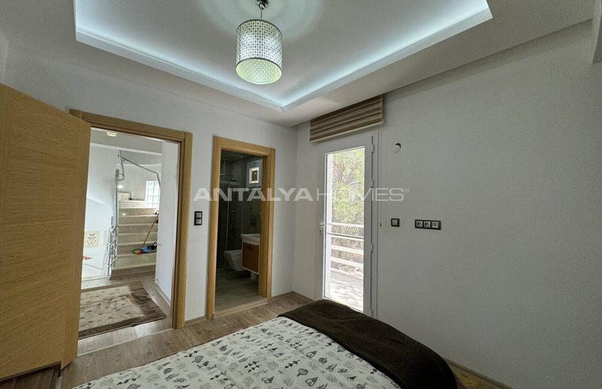 Fethiye Ölüdeniz'de Kısa Dönem Kiralamaya Uygun Havuzlu Şık Villa 30