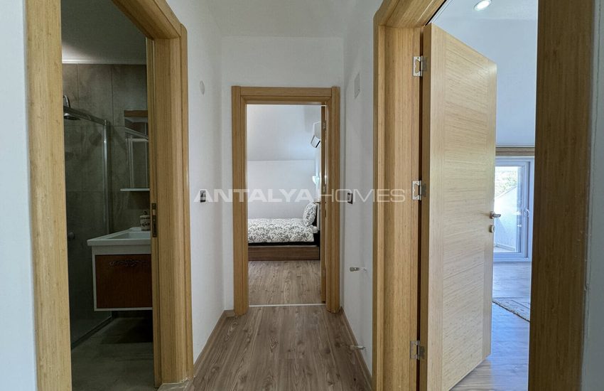 Fethiye Ölüdeniz'de Kısa Dönem Kiralamaya Uygun Havuzlu Şık Villa 38