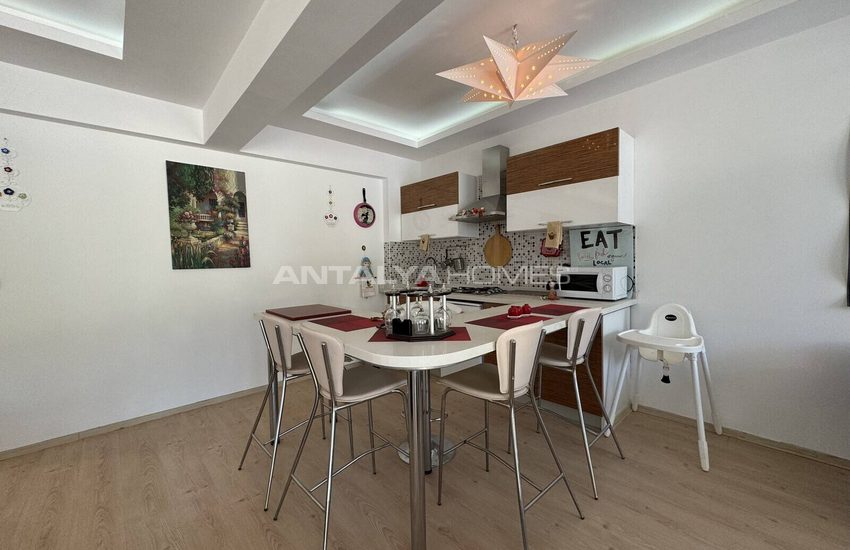 Fethiye Ölüdeniz'de Kısa Dönem Kiralamaya Uygun Havuzlu Şık Villa 20