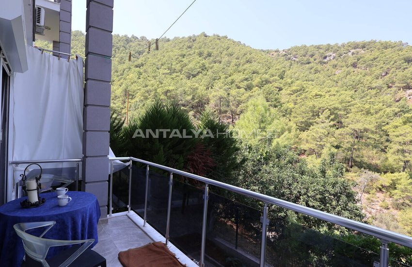 Fethiye'de Doğa Manzaralı 3 Yatak Odalı Ters Dubleks Daire 18