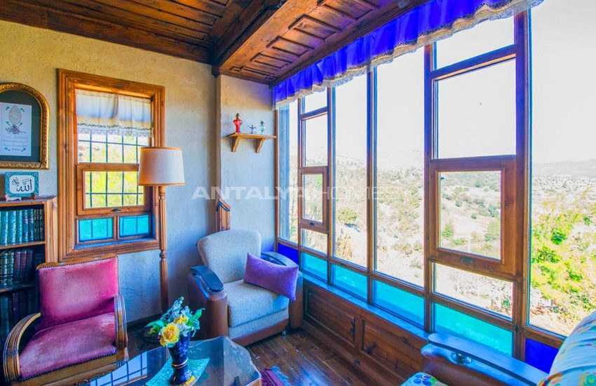 مزرعة مع بيت مفروش رائعة مطلة على الطبيعة في أنطاليا 17