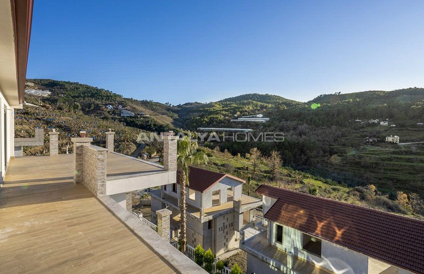 Panoramic Sea and Nature View Villas in Kargicak Alanya 22
