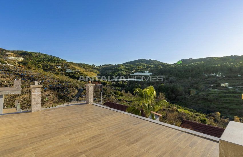 Panoramic Sea and Nature View Villas in Kargicak Alanya 21