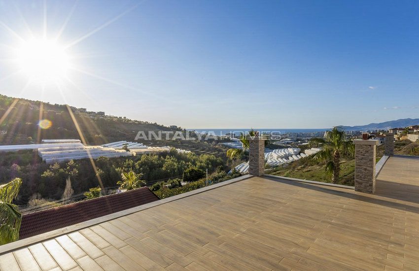 Panoramic Sea and Nature View Villas in Kargicak Alanya 19