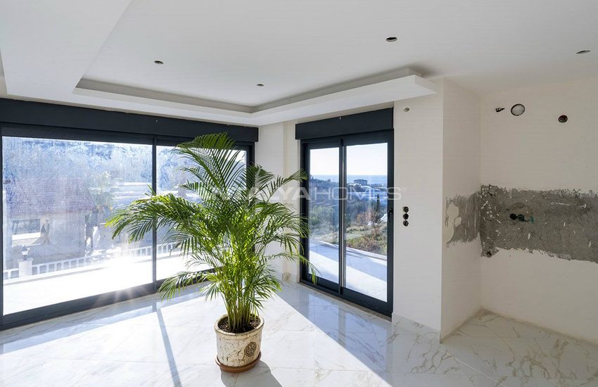 Panoramic Sea and Nature View Villas in Kargicak Alanya 36