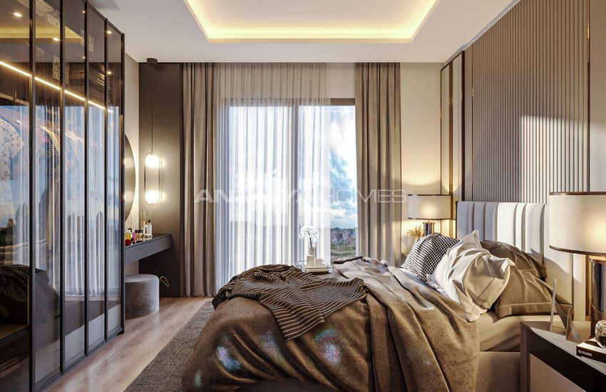 Mezitli'de Şehir ve Deniz Manzaralı Yatırımlık Daireler 11