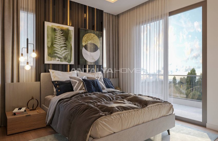 Mezitli'de Şehir ve Deniz Manzaralı Yatırımlık Daireler 14