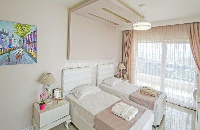 Panoramic Sea and Castle View Villas in Alanya Kargicak 19