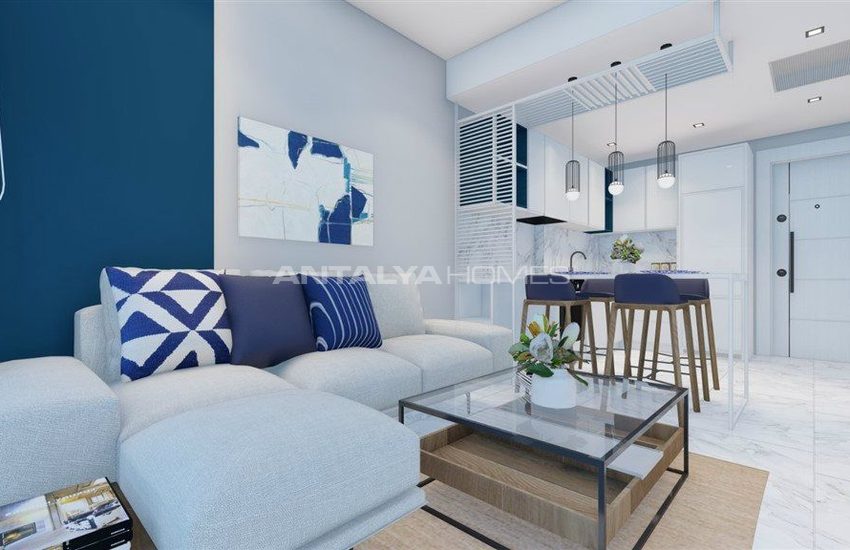 Alanya Merkezde Denize 250 Mt Uzaklıkta Sıfır Daireler 28