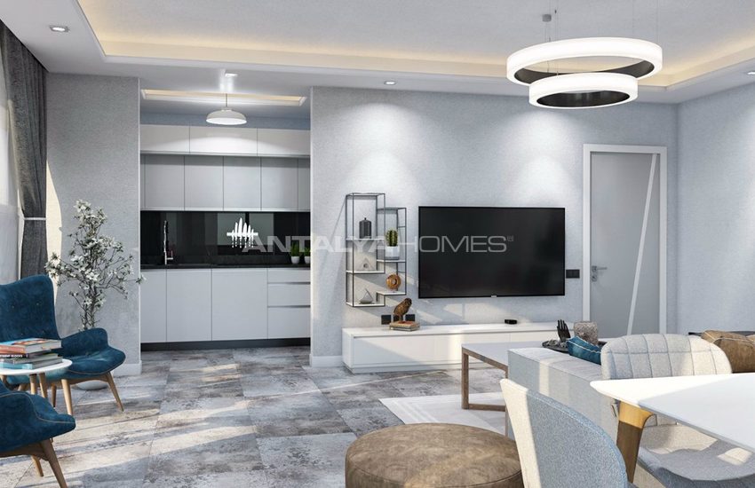 Zentrale Luxus Villen Mit Meer Und Schlossblick In Alanya 11