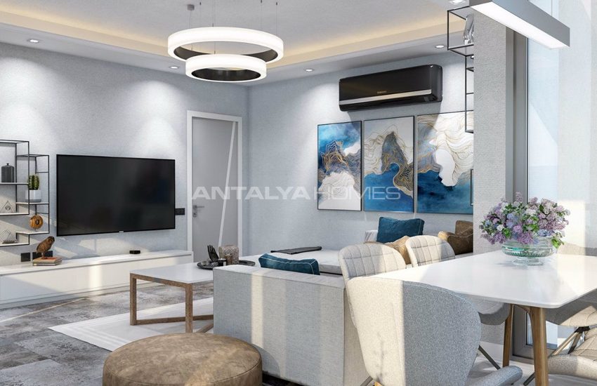 Zentrale Luxus Villen Mit Meer Und Schlossblick In Alanya 12