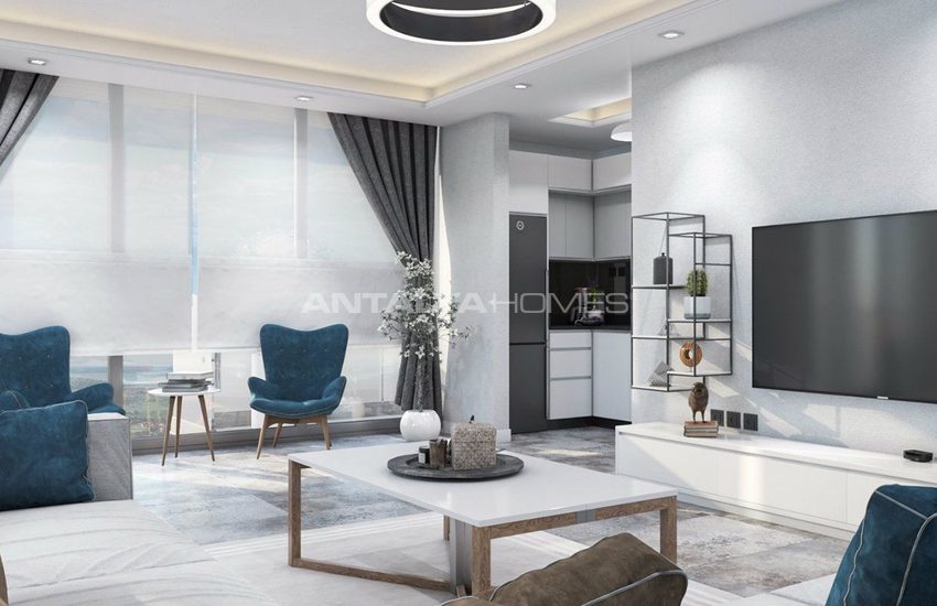 Zentrale Luxus Villen Mit Meer Und Schlossblick In Alanya 13