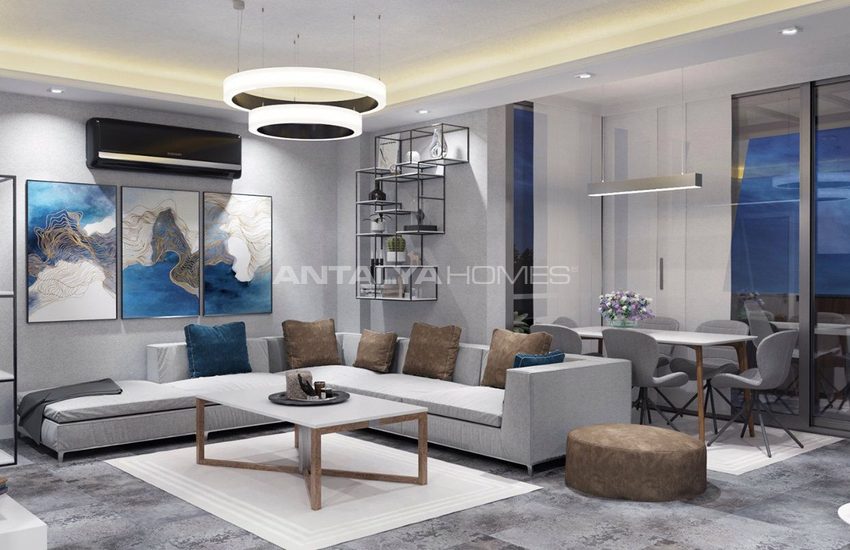 Zentrale Luxus Villen Mit Meer Und Schlossblick In Alanya 10