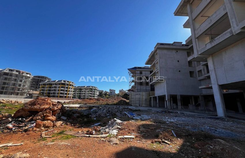 Alanya Oba'da Deniz Manzaralı Uygun Fiyatlı Mülkler 34