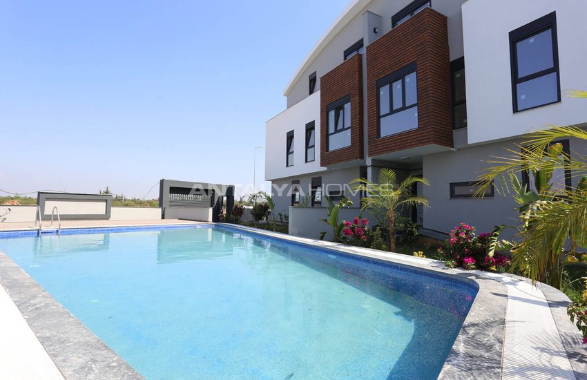 Villas Mitoyennes Avec Ascenseur À Antalya Dosemealti 20