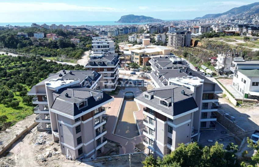 Schicke Wohnungen Verflochten In Der Natur In Alanya Oba 21
