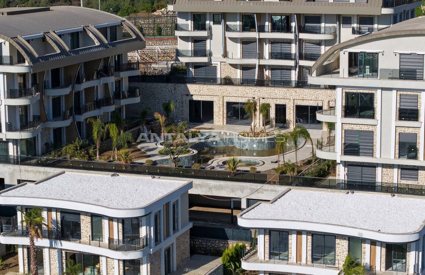 Alanya Kargıcak'ta Akıllı Ev Sistemli ve Deniz Manzaralı Evler 50