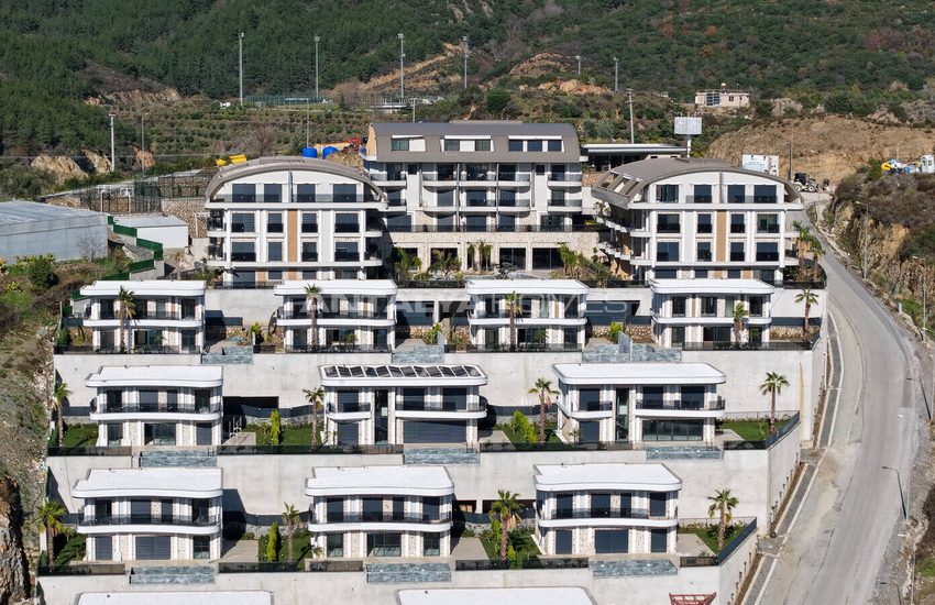 Alanya Kargıcak'ta Akıllı Ev Sistemli ve Deniz Manzaralı Evler 54