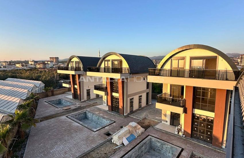 Alanya Payallar'da Denize 350 M Mesafede Şık Müstakil Villalar 21