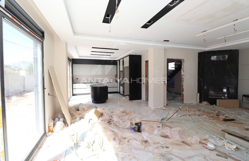 Fristående Hus Med 4 Sovrum Och Pool I Antalya Dosemealti 32