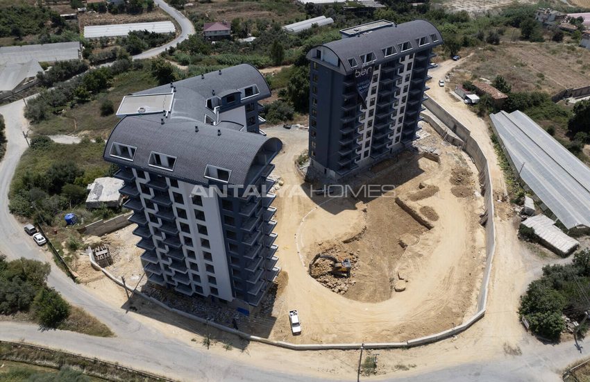 Stylish Flats in an Extensive Project in Alanya Avsallar 24