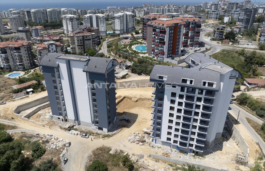 Stylish Flats in an Extensive Project in Alanya Avsallar 25