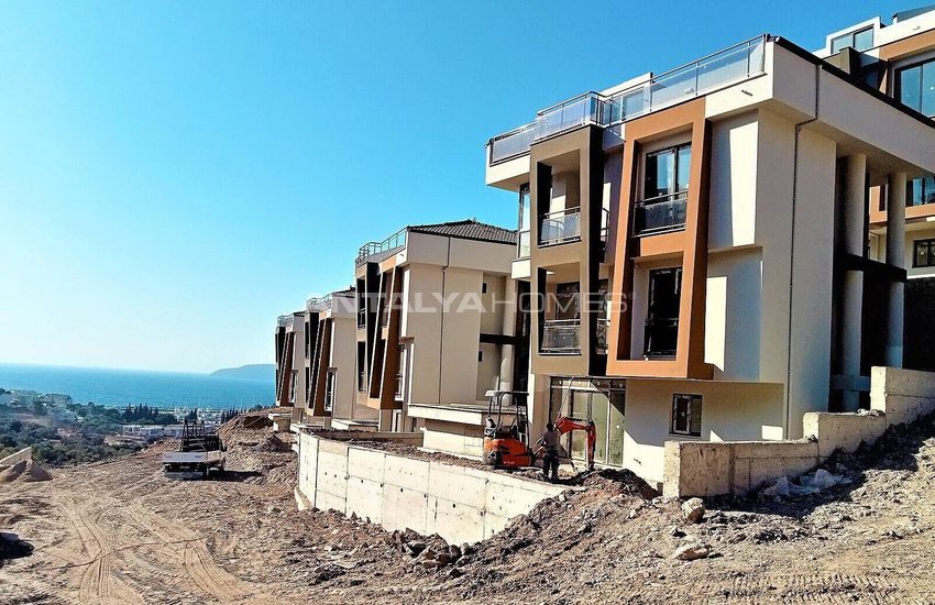 Fristående Villor Med Oavbruten Havsutsikt I Mugla Milas 49