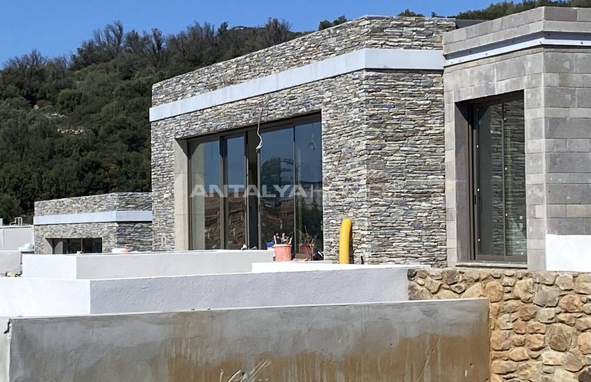 Detached Villas with Unobstructed Sea Views in Bodrum 30