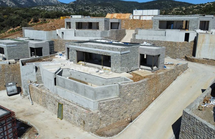 Detached Villas with Unobstructed Sea Views in Bodrum 29