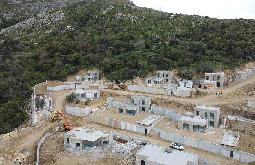 Poolhouses Met Zee- En Valleizicht In Bodrum, Turkije 25