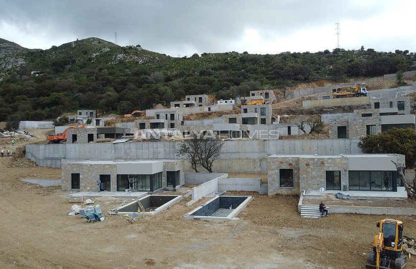 Poolhouses Met Zee- En Valleizicht In Bodrum, Turkije 27