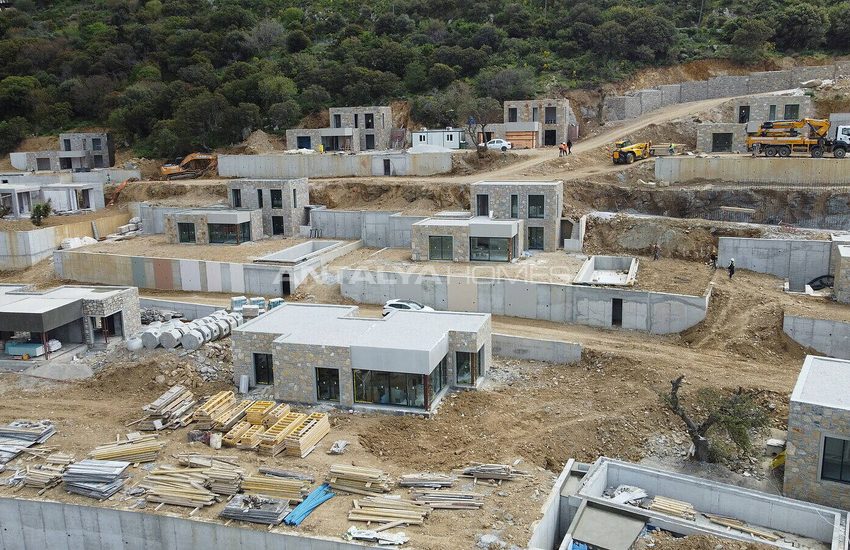 Poolhouses Met Zee- En Valleizicht In Bodrum, Turkije 33