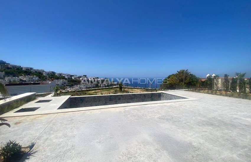 Detached Houses with Panoramic Sea Views in Bodrum Turkey 30
