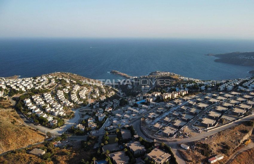 Detached Houses with Panoramic Sea Views in Bodrum Turkey 23