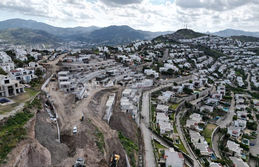 Stone Clad Sea View Detached Villas in Bodrum Yalikavak 45