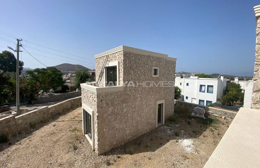 Fristående Hus Med Havsutsikt Och Pool I Bodrum Gumusluk 28