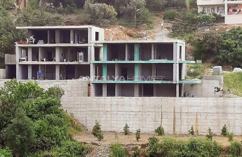 Zentrale Luxus Villen Mit Meer Und Schlossblick In Alanya 19