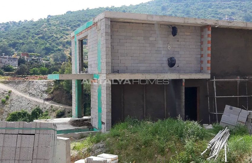 Zentrale Luxus Villen Mit Meer Und Schlossblick In Alanya 20