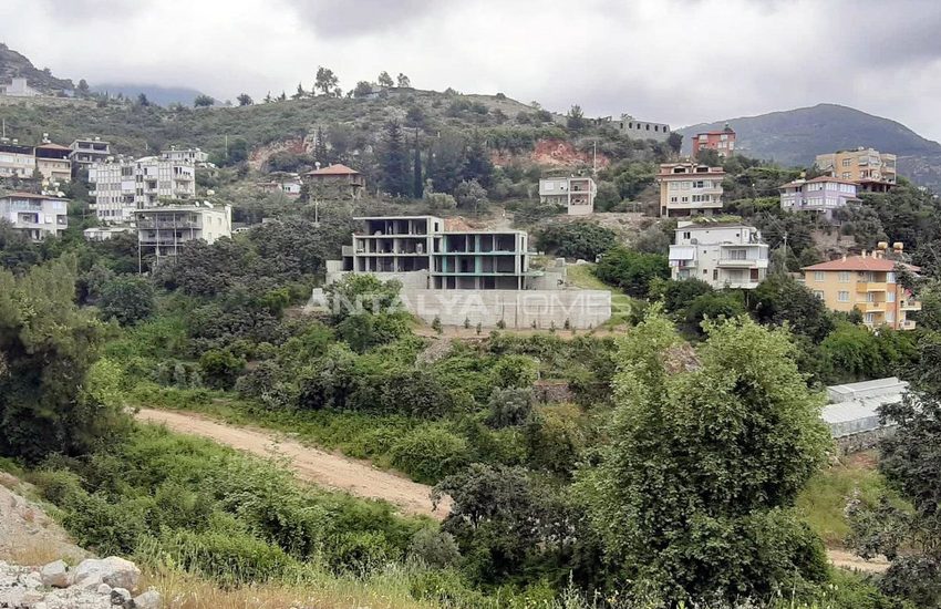 Zentrale Luxus Villen Mit Meer Und Schlossblick In Alanya 18