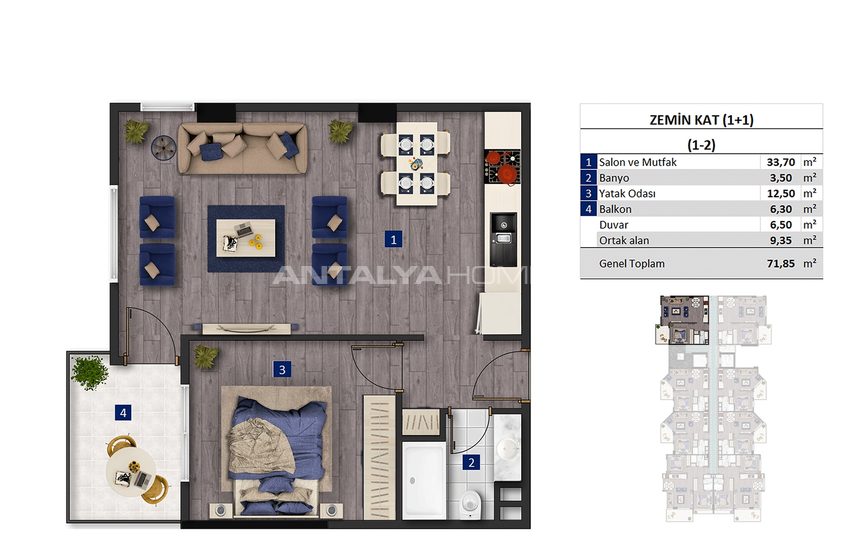 Sea View Properties with a Private Beach in Alanya 29
