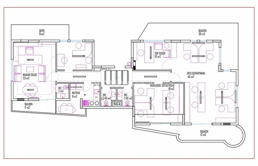 Goed Gelegen Home Office Concept Appartement In Lara 26