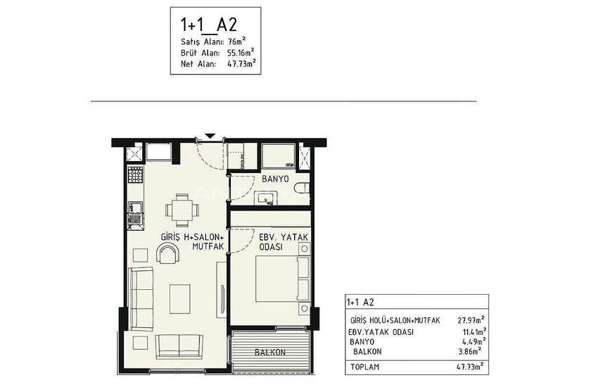 Appartements Haute Qualité Près Des Commodités À Antalya 32