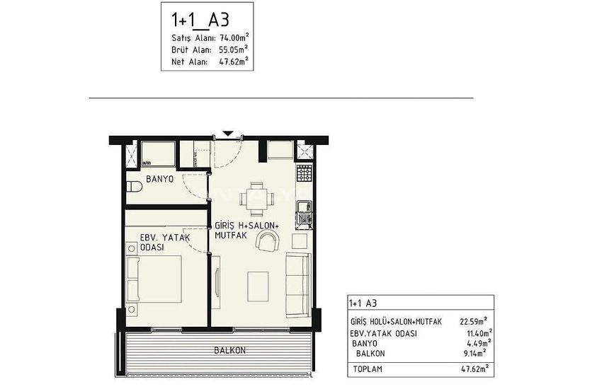 Appartements Haute Qualité Près Des Commodités À Antalya 33