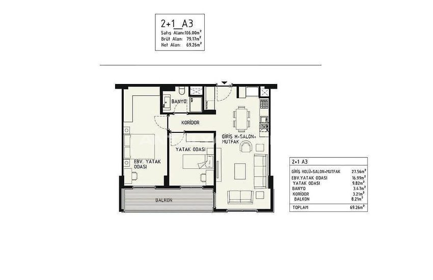 Appartements Haute Qualité Près Des Commodités À Antalya 38
