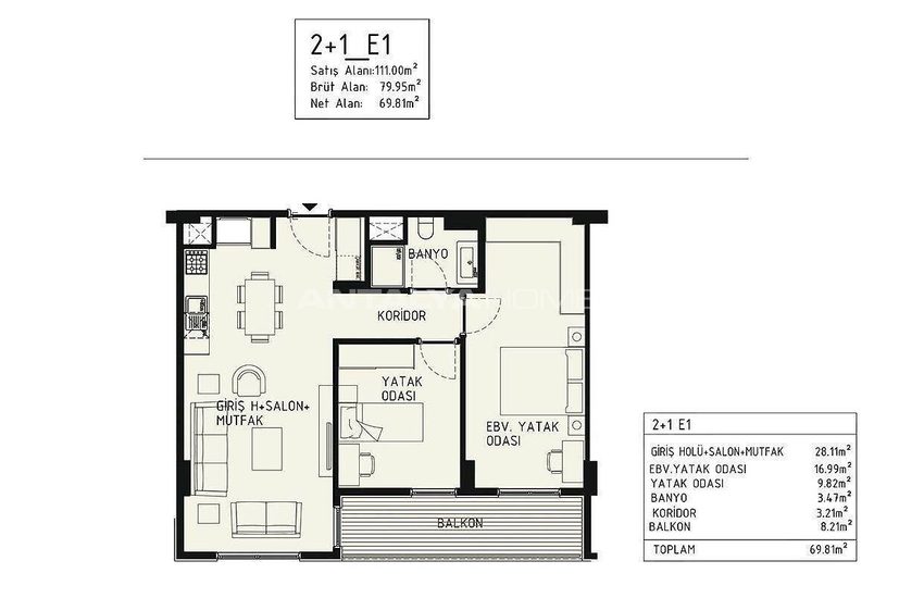 Appartements Haute Qualité Près Des Commodités À Antalya 42