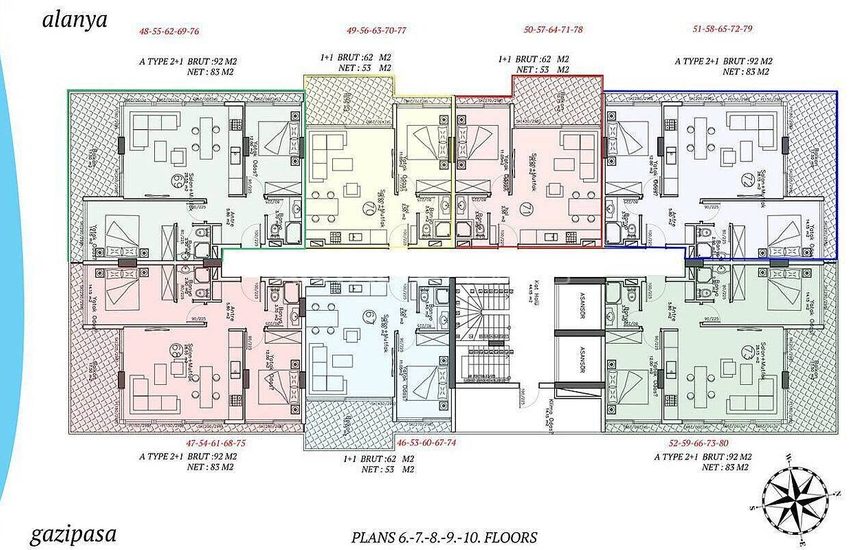 Alanya Appartements À Mahmutlar Avec Vue Plage 20
