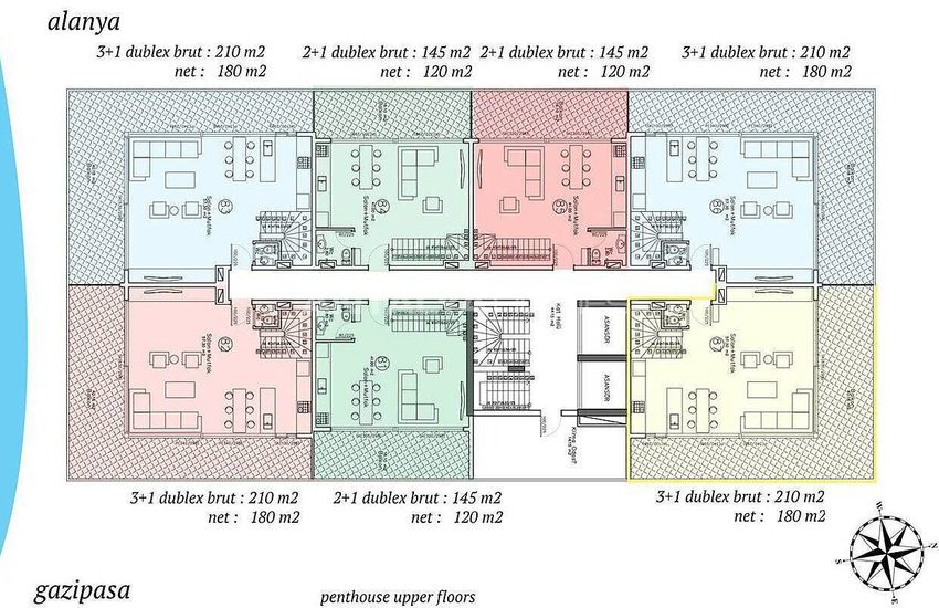 Alanya Appartements À Mahmutlar Avec Vue Plage 22