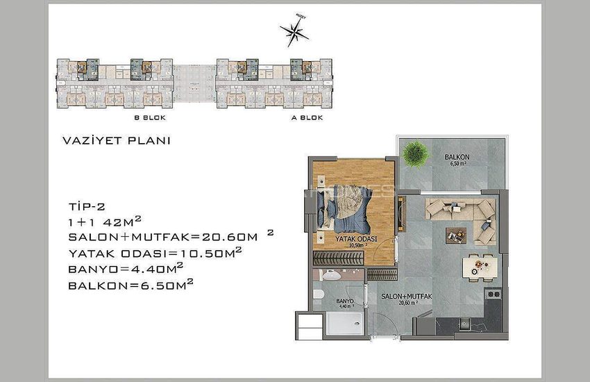 New Apartments in Avsallar Alanya with Nature and Sea View 34