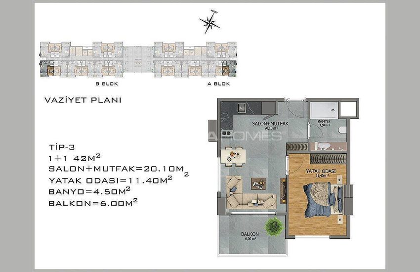 New Apartments in Avsallar Alanya with Nature and Sea View 35
