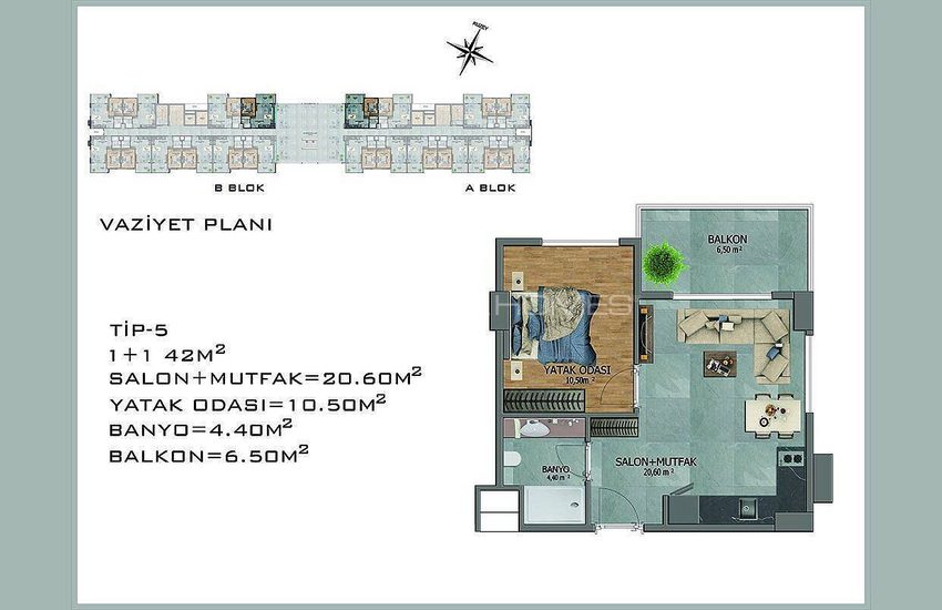 New Apartments in Avsallar Alanya with Nature and Sea View 37